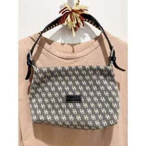 Vintage Dooney & Bourke Monogram Shoulder Bag